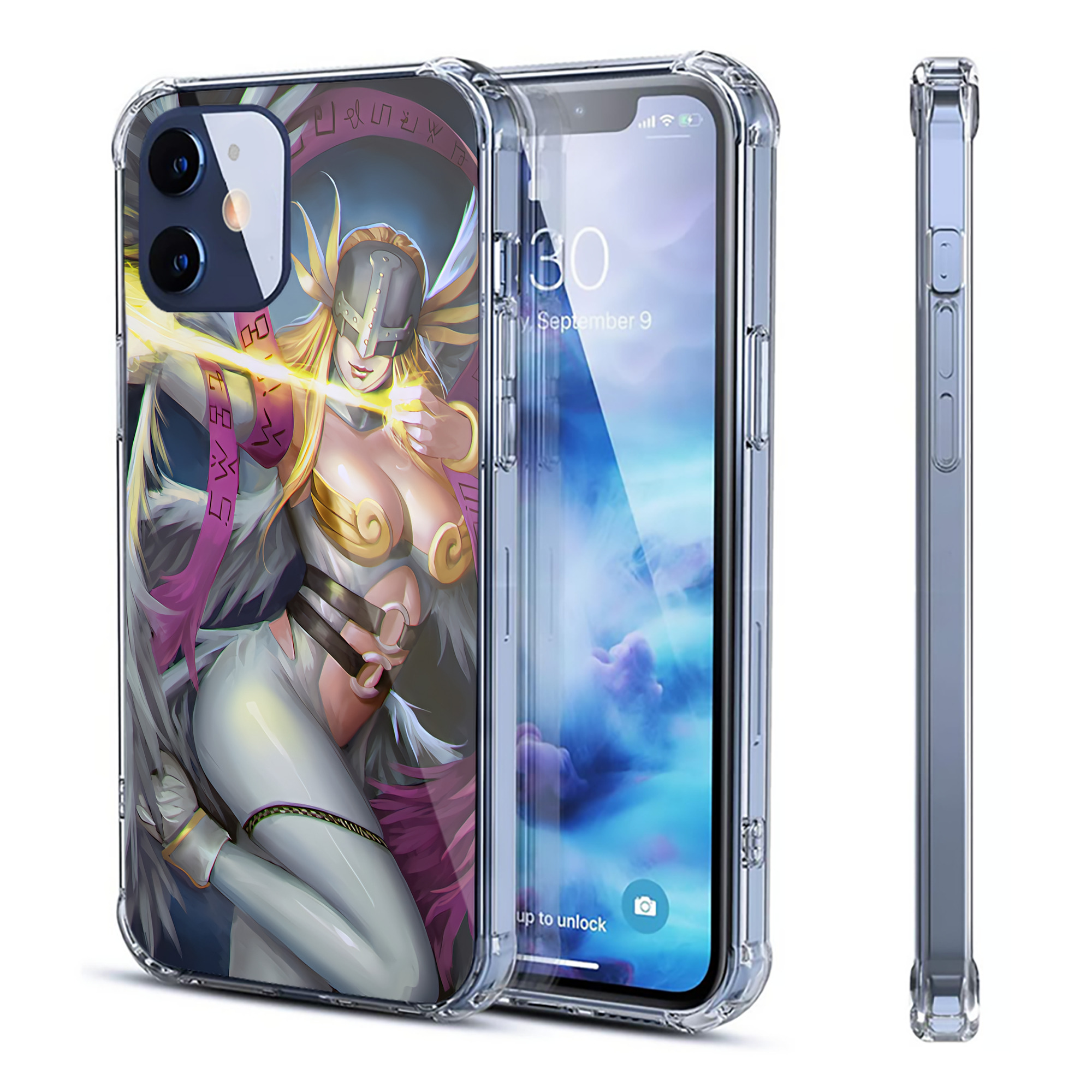 （画像用） Digimon デジタルモンスター/デジモン 【iPhone 12シリーズ対応】透明スマホケース（クリアソフトケース）